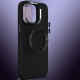 TPU чохол Bonbon Metal Style with MagSafe для Apple iPhone 14 (6.1") Чорний / Black
