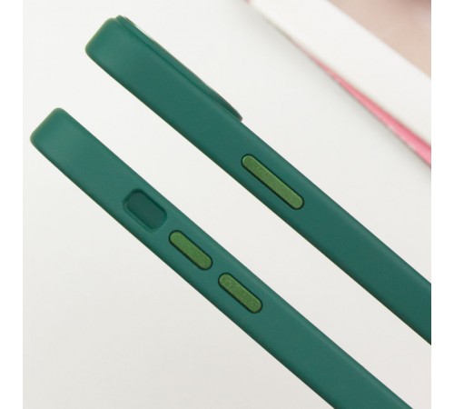 TPU чохол Bonbon Metal Style with MagSafe для Apple iPhone 14 (6.1") Зелений / Army Green TPU чохол Bonbon Metal Style with MagSafe для Apple iPhone 14 (6.1") Зелений / Army Green