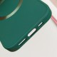 TPU чохол Bonbon Metal Style with MagSafe для Apple iPhone 14 (6.1") Зелений / Army Green
