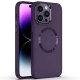 TPU чохол Bonbon Metal Style with MagSafe для Apple iPhone 14 Pro Max (6.7") Фіолетовий / Dark Purple