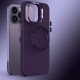 TPU чохол Bonbon Metal Style with MagSafe для Apple iPhone 14 Pro Max (6.7") Фіолетовий / Dark Purple