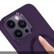 TPU чохол Bonbon Metal Style with MagSafe для Apple iPhone 14 Pro Max (6.7") Фіолетовий / Dark Purple