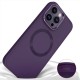 TPU чохол Bonbon Metal Style with MagSafe для Apple iPhone 14 Pro Max (6.7") Фіолетовий / Dark Purple