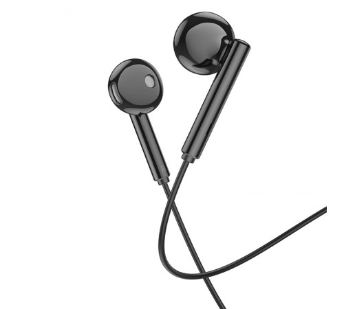 Навушники Borofone BM82 Art music wire control (3.5mm/1.2m) Black Навушники Borofone BM82 Art music wire control (3.5mm/1.2m) Black