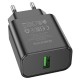 МЗП Borofone BA72A Spring QC3.0 (1USB-A) Black
