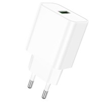 МЗП Borofone BA72A Spring QC3.0 (1USB-A) White