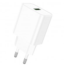 МЗП Borofone BA72A Spring QC3.0 (1USB-A) White