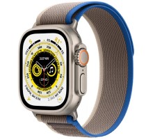 Ремінець Hoco WA14 Original series Apple watch (42/44/45/49mm) Blue with Gray