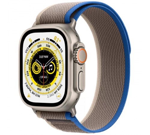 Ремінець Hoco WA14 Original series Apple watch (42/44/45/49mm) Blue with Gray Ремінець Hoco WA14 Original series Apple watch (42/44/45/49mm) Blue with Gray
