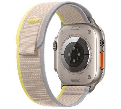 Ремінець Hoco WA14 Original series Apple watch (38/40/41mm) Yellow with White Ремінець Hoco WA14 Original series Apple watch (38/40/41mm) Yellow with White
