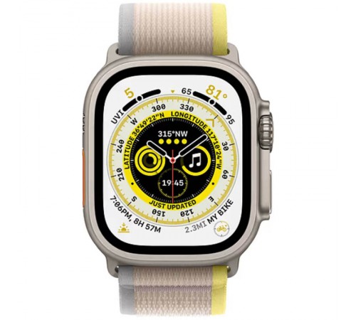 Ремінець Hoco WA14 Original series Apple watch (38/40/41mm) Yellow with White Ремінець Hoco WA14 Original series Apple watch (38/40/41mm) Yellow with White