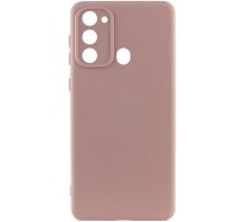 Чохол Silicone Cover Lakshmi Full Camera (A) для Tecno Spark Go 2022 (KG5m) Рожевий / Pink Sand