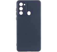 Чохол Silicone Cover Lakshmi Full Camera (A) для Tecno Spark Go 2022 (KG5m) Синій / Midnight Blue