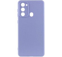 Чохол Silicone Cover Lakshmi Full Camera (A) для Tecno Spark Go 2022 (KG5m) Бузковий / Dasheen