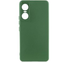 Чохол Silicone Cover Lakshmi Full Camera (A) для Tecno Pop 6 Pro Зелений / Dark green