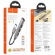 Перехідник Hoco HB26 4in1 (USB to USB3.0+USB2.0*3) Metal gray