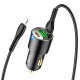 АЗП Hoco NZ6 PD45W (2Type-C/1USB) + Type-C to Lightning Black