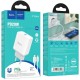МЗП Hoco C104A PD20W (1USB-C) + кабель Type-C to Lightning White