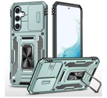 Ударостійкий чохол Camshield Army Ring для Samsung Galaxy A34 5G Зелений / Light Green