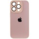 Чохол TPU+Glass Sapphire Midnight для Apple iPhone 12 Pro (6.1") Рожевий / Pink Sand