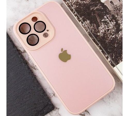 Чохол TPU+Glass Sapphire Midnight для Apple iPhone 12 Pro (6.1") Рожевий / Pink Sand Чохол TPU+Glass Sapphire Midnight для Apple iPhone 12 Pro (6.1") Рожевий / Pink Sand