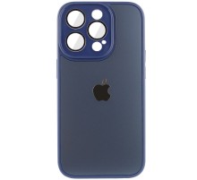 Чохол TPU+Glass Sapphire Midnight для Apple iPhone 13 Pro (6.1") Синій / Deep navy