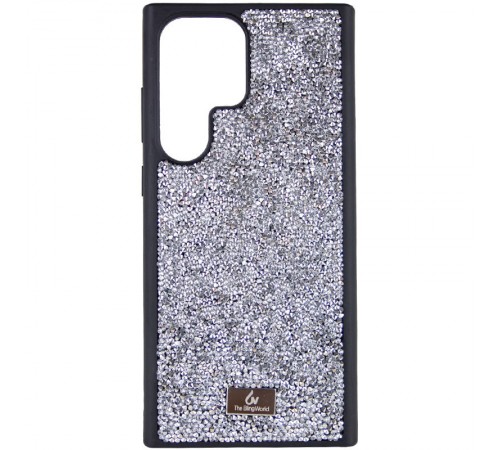 TPU чохол Bling World Rock Diamond для Samsung Galaxy S23 Ultra Срібний TPU чохол Bling World Rock Diamond для Samsung Galaxy S23 Ultra Срібний