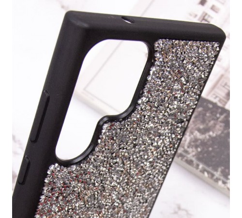 TPU чохол Bling World Rock Diamond для Samsung Galaxy S23 Ultra Срібний TPU чохол Bling World Rock Diamond для Samsung Galaxy S23 Ultra Срібний