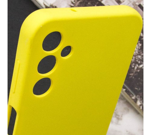 Чохол Silicone Cover Lakshmi Full Camera (AAA) для Samsung Galaxy A14 4G/5G Жовтий / Yellow Чохол Silicone Cover Lakshmi Full Camera (AAA) для Samsung Galaxy A14 4G/5G Жовтий / Yellow