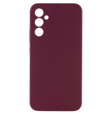 Чохол Silicone Cover Lakshmi Full Camera (AAA) для Samsung Galaxy A34 5G Бордовий / Plum