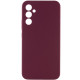 Чохол Silicone Cover Lakshmi Full Camera (AAA) для Samsung Galaxy A34 5G Бордовий / Plum