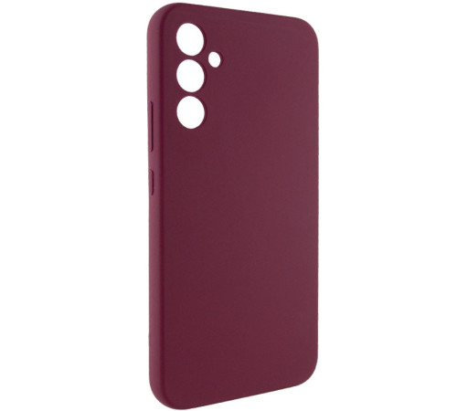 Чохол Silicone Cover Lakshmi Full Camera (AAA) для Samsung Galaxy A34 5G Бордовий / Plum