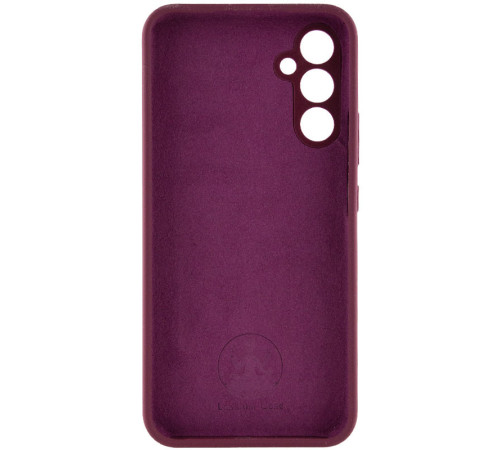 Чохол Silicone Cover Lakshmi Full Camera (AAA) для Samsung Galaxy A34 5G Бордовий / Plum
