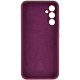 Чохол Silicone Cover Lakshmi Full Camera (AAA) для Samsung Galaxy A34 5G Бордовий / Plum