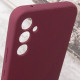 Чохол Silicone Cover Lakshmi Full Camera (AAA) для Samsung Galaxy A34 5G Бордовий / Plum