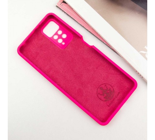 Чохол Silicone Cover Lakshmi Full Camera (AAA) для Xiaomi Redmi Note 11 Pro 4G/5G / 12 Pro 4G Рожевий / Barbie pink