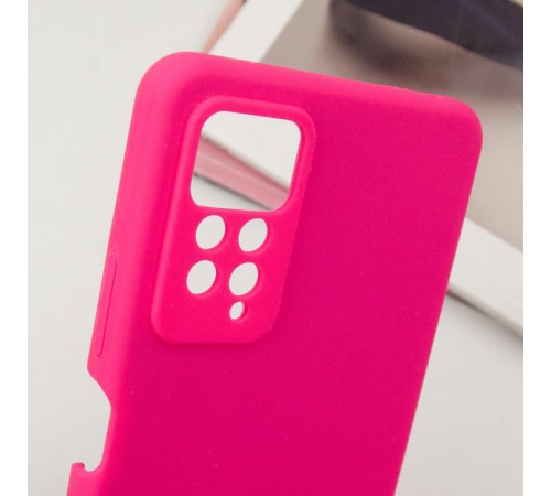 Чохол Silicone Cover Lakshmi Full Camera (AAA) для Xiaomi Redmi Note 11 Pro 4G/5G / 12 Pro 4G Рожевий / Barbie pink