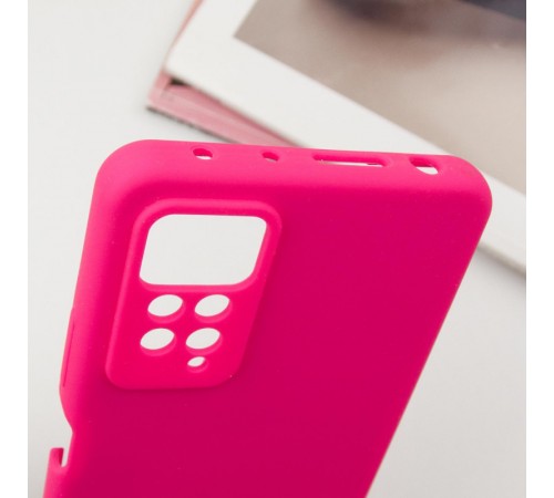 Чохол Silicone Cover Lakshmi Full Camera (AAA) для Xiaomi Redmi Note 11 Pro 4G/5G / 12 Pro 4G Рожевий / Barbie pink