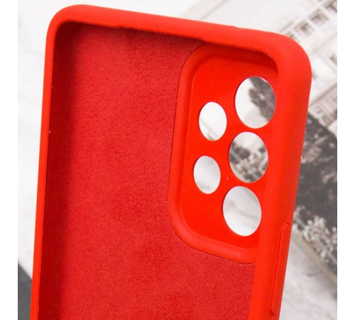 Чохол Silicone Cover Lakshmi Full Camera (AAA) для Samsung Galaxy A73 5G Червоний / Red Чохол Silicone Cover Lakshmi Full Camera (AAA) для Samsung Galaxy A73 5G Червоний / Red