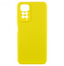 Чохол Silicone Cover Lakshmi Full Camera (AAA) для Xiaomi Redmi Note 11 (Global) / Note 11S Жовтий / Yellow