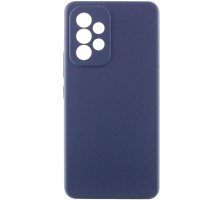 Чохол Silicone Cover Lakshmi Full Camera (AAA) для Samsung Galaxy A33 5G Темно-синій / Midnight blue