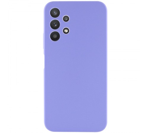 Чохол Silicone Cover Lakshmi Full Camera (AAA) для Samsung Galaxy A32 4G Бузковий / Dasheen