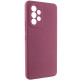 Чохол Silicone Cover Lakshmi Full Camera (AAA) для Samsung Galaxy A53 5G Бордовий / Plum