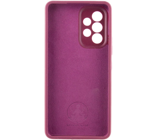 Чохол Silicone Cover Lakshmi Full Camera (AAA) для Samsung Galaxy A53 5G Бордовий / Plum