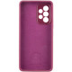 Чохол Silicone Cover Lakshmi Full Camera (AAA) для Samsung Galaxy A53 5G Бордовий / Plum