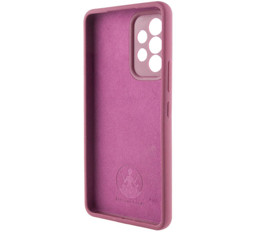 Чохол Silicone Cover Lakshmi Full Camera (AAA) для Samsung Galaxy A53 5G Бордовий / Plum