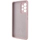Чохол Silicone Cover Lakshmi Full Camera (AAA) для Samsung Galaxy A53 5G Рожевий / Pink Sand