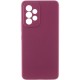 Чохол Silicone Cover Lakshmi Full Camera (AAA) для Samsung Galaxy A52 4G / A52 5G / A52s Бордовий / Plum