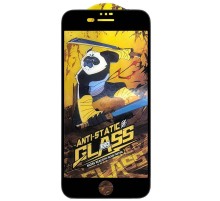 Захисне скло 5D Anti-static Panda (тех.пак) для Apple iPhone 7 plus / 8 plus (5.5") Чорний