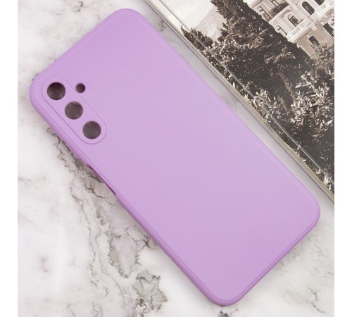 Силіконовий чохол Candy Full Camera для Samsung Galaxy A24 4G Бузковий / Dasheen